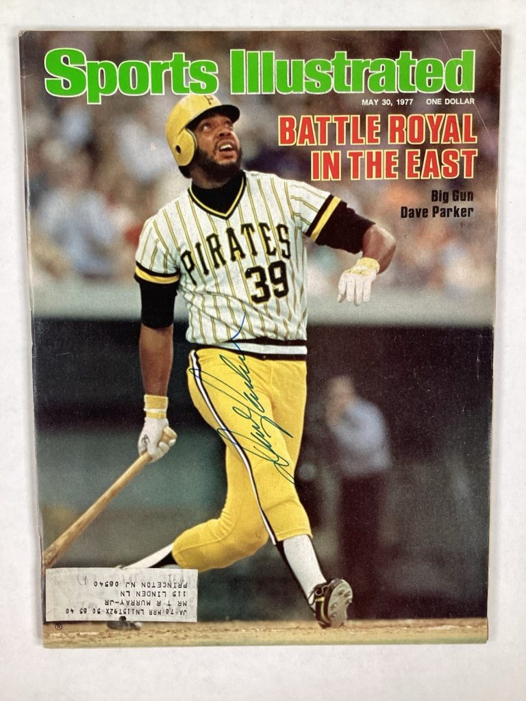 Dave Parker Signed Sports Illustrated 5/30/77 Pirates HOF Baseball Autograph JSA