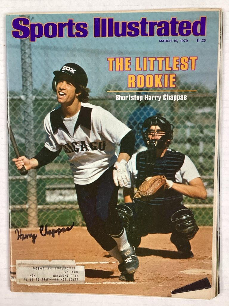 Harry Chappas Signed Sports Illustrated 3/19/79 White Sox Autograph Baseball TPG