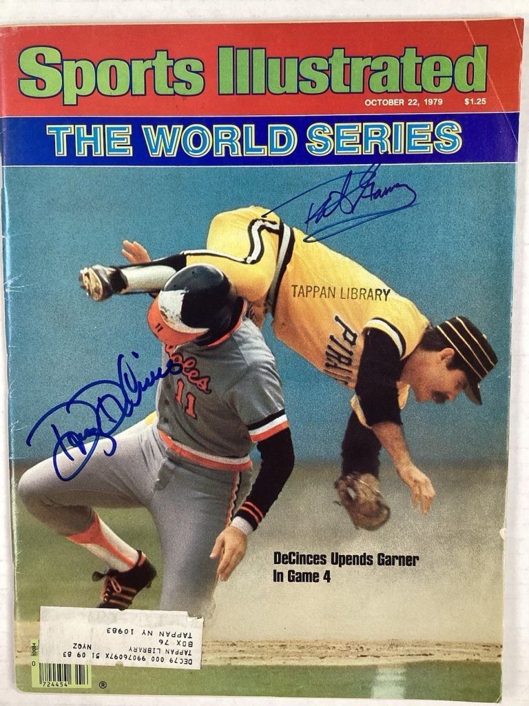 DiCinces Garner Signed Sports Illustrated 10/22/79 HOF WS Baseball Auto TPG