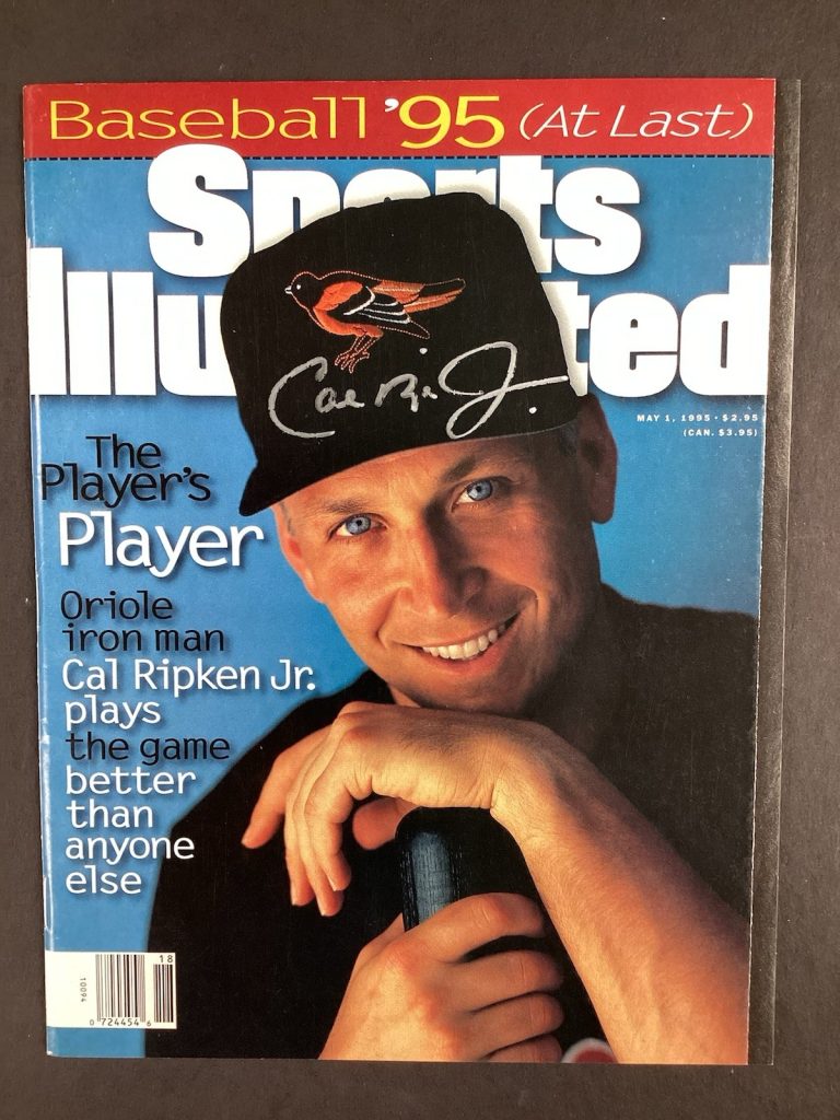 Cal Ripken Jr. Signed Sports Illustrated 5/1/95 Newsstand Baseball Auto JSA