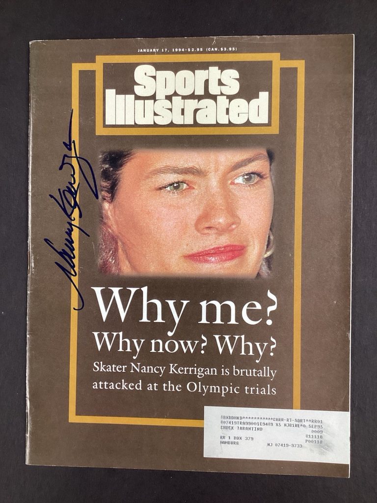 Nancy Kerrigan Signed Sports Illustrated 1/17/94 Olympics Skating Autograph JSA