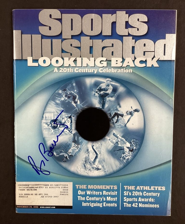 Roger Bannister Signed Sports Illustrated 11/29/99 Track Record Autograph JSA