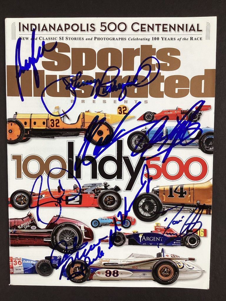 Al Unser +7 Signed Sports Illustrated Mag 4/14/11 Newsstand Racing Autograph JSA