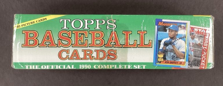 1990 Topps Baseball Cards Complete Set Factory Sealed Box 792 Cards Griffey Jr.+