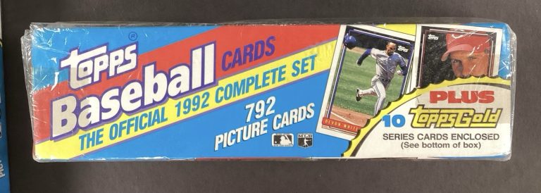 1992 Topps Baseball Cards Complete Set Factory Sealed Box 792 Cards #2
