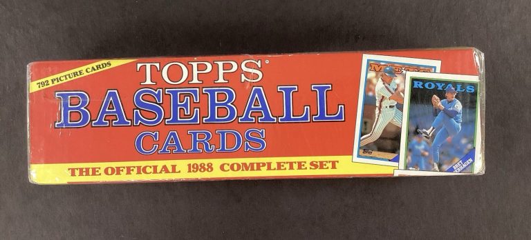 1988 Topps Baseball Cards Complete Box Set Factory Sealed 792 Cards Puckett++