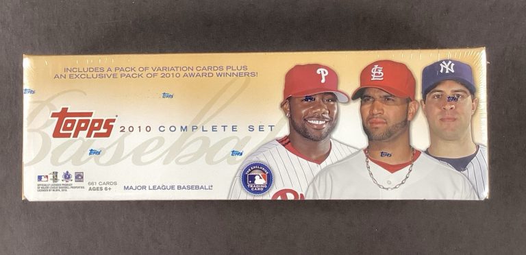 2010 Topps Baseball Cards Complete Factory Sealed Box 661 Cards + Bonus Cards