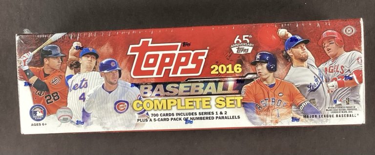 2016 Topps Baseball Cards Complete Factory Sealed 700 Cards Series 1-2++