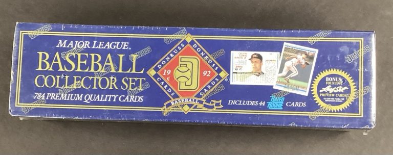 1992 Donruss Baseball Cards Complete 784 Cards Factory Sealed +44 Rated Rookies