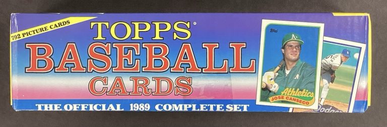 1989 Topps Complete Baseball Set 792 Cards Gary Sheffield Nolan Ryan Henderson