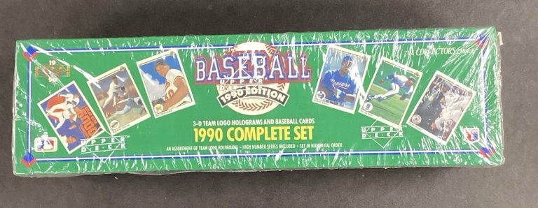 1990 Upper Deck Complete 800 Card Set Factory Sealed Alomar Sandberg Griffey 2