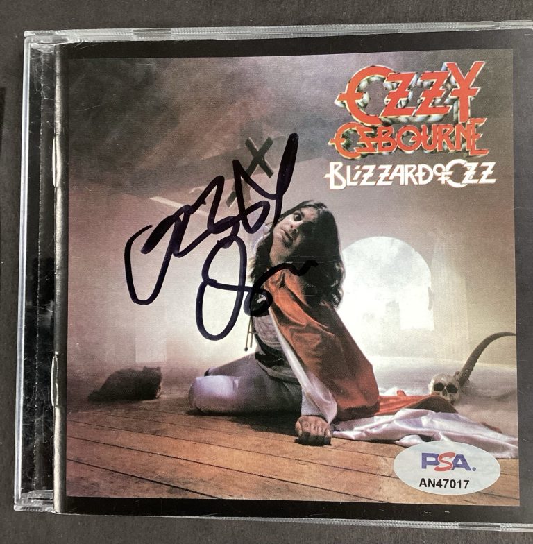 Ozzy Osborne signed CD Blizzard Of Oz Black Sabbath Music Autograph PSA/DNA #2
