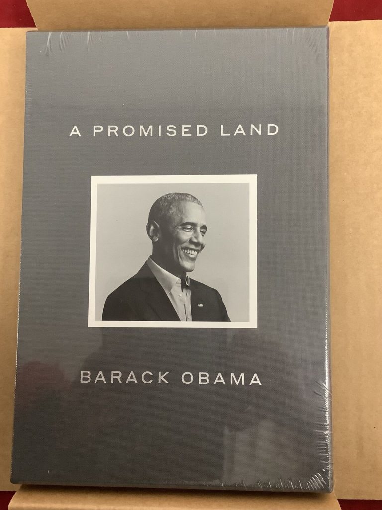 Barack Obama Signed Book A Promised Land President Autograph PSA/DNA Sealed &Box