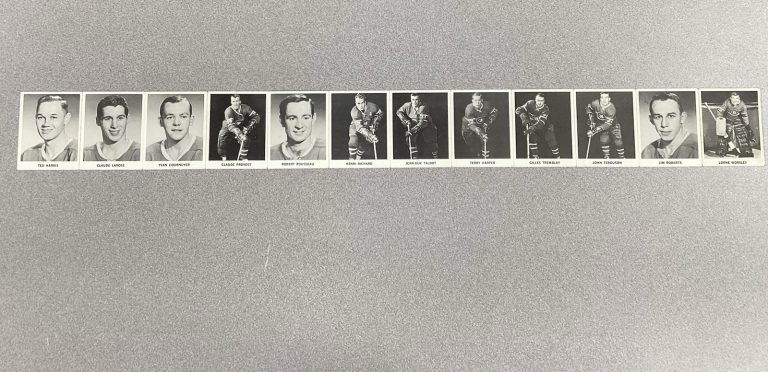 1965-66 COCA-COLA NHL HOCKEY CARDS 12 PLAYER STRIP CANDIENS YVAN COURNOYER RC