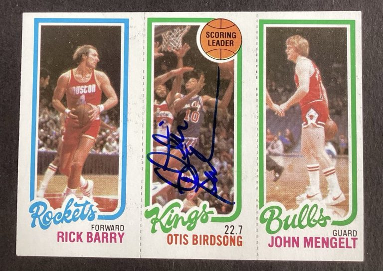 Otis Birdsong Signed 1980 Topps #122 Basketball Card Kings NBA Autograph TPG #1