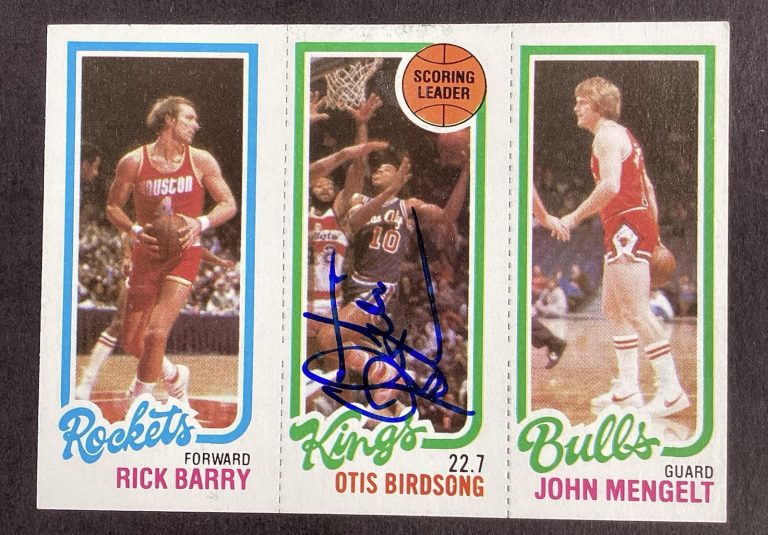 Otis Birdsong Signed 1980 Topps #122 Basketball Card Kings NBA Autograph TPG #2