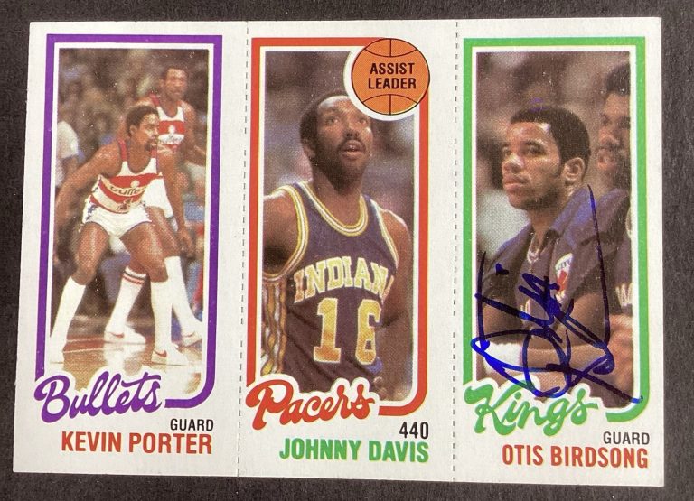 Otis Birdsong Signed 1980 Topps #114 Basketball Card Kings NBA Autograph TPG #1