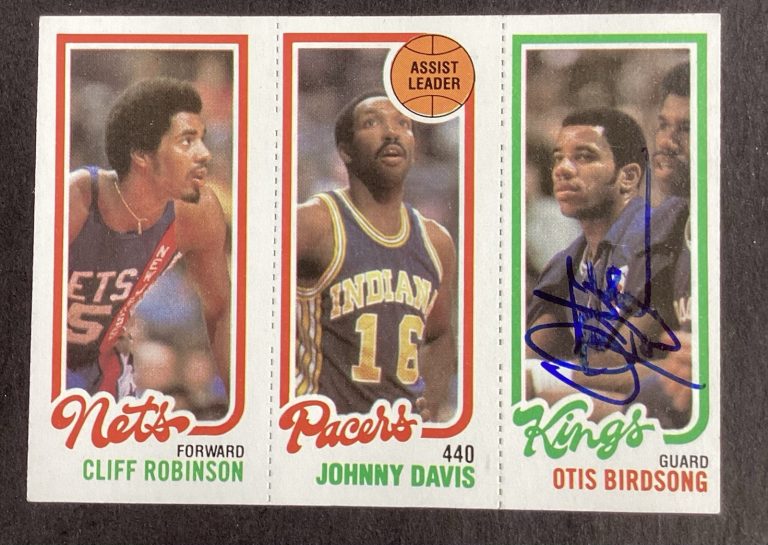 Otis Birdsong Signed 1980 Topps #125 Basketball Card Kings NBA Autograph TPG #2