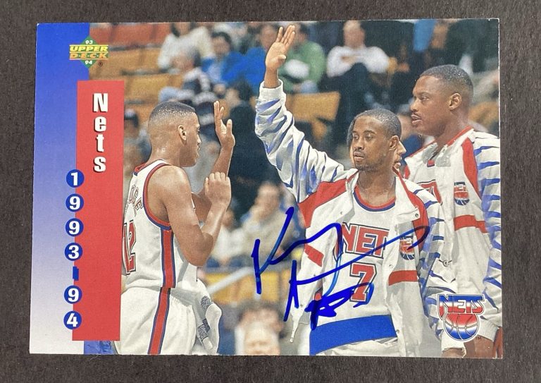 Kenny Anderson Signed 1993 Upper Deck #226 Basketball Card Nets NBA Auto TPG