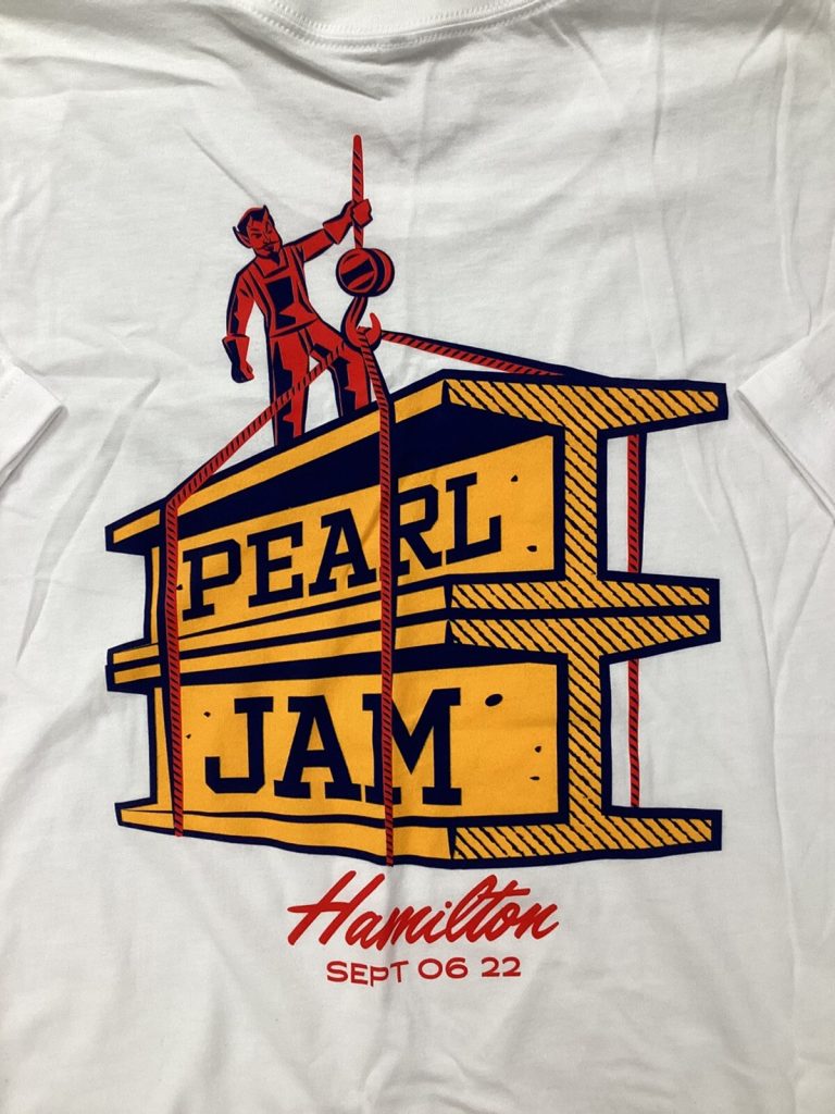 Pearl Jam T-Shirt Hamilton Canada 9/6/22 FirstOntario Centre Gig Shirt New XL