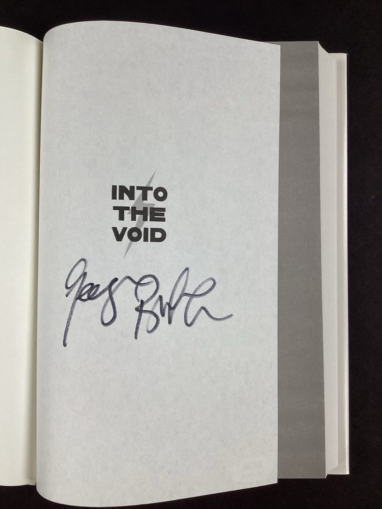 Geezer Butler Signed Book Into The Void HCB Black Sabbath Singer Auto PSA/DNA