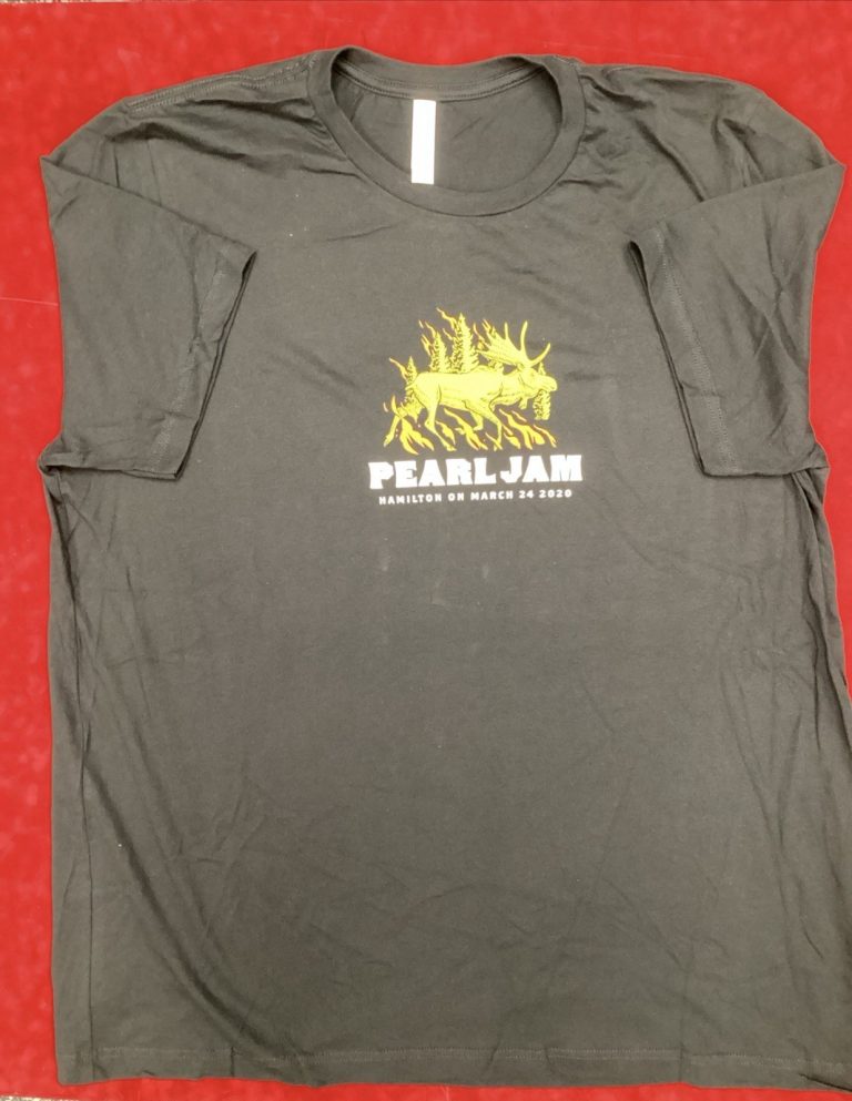 Pearl Jam T-Shirt Hamilton Canada 3/24/20 FirstOntario Centre Gig Shirt New 2 XL