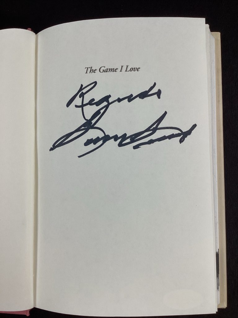 Sam Snead Signed Book The Game I Love Masters PGA First Edition Autograph JSA