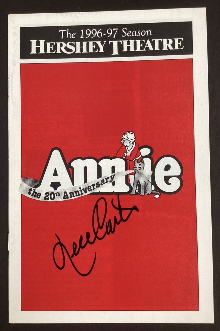 Nell Carter Signed Playbill Broadway Annie 20th Anniversary Autograph JSA