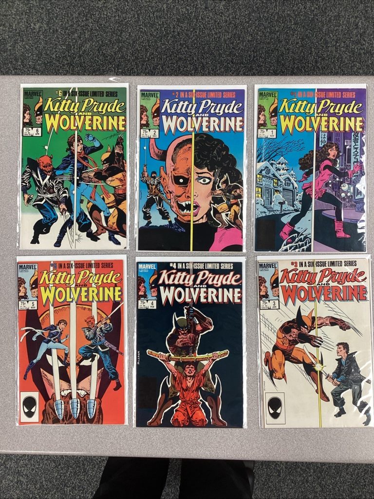 Kitty Pryde & Wolverine #1-6 Complete Mini Series Marvel Comic Book Lot