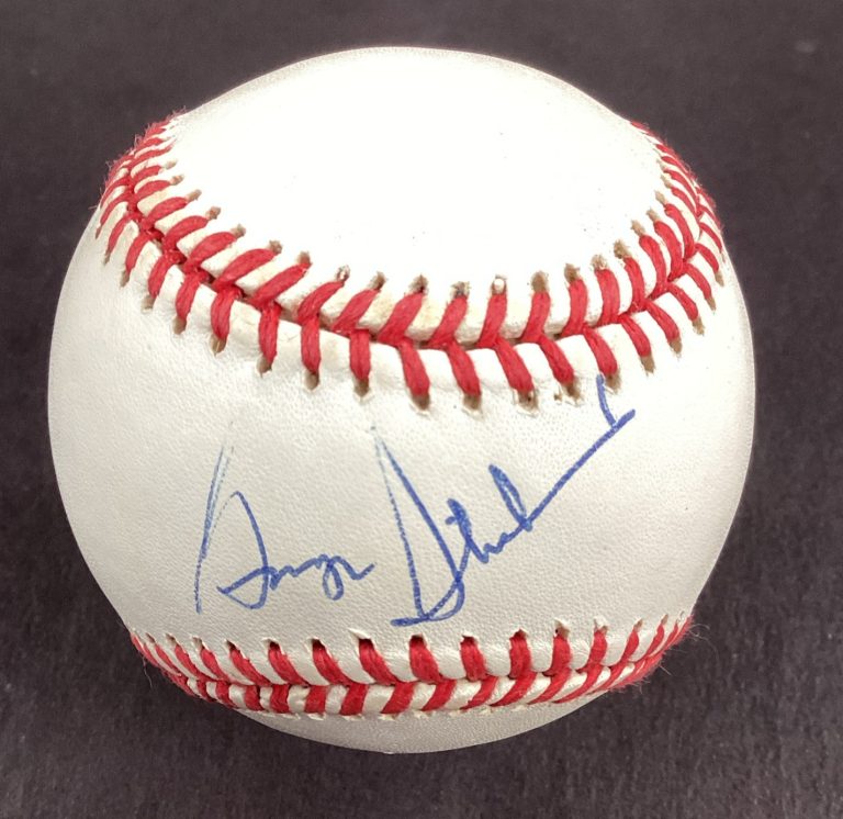 George Steinbrenner Signed Baseball WDW White NY Yankees Owner Autograph JSA
