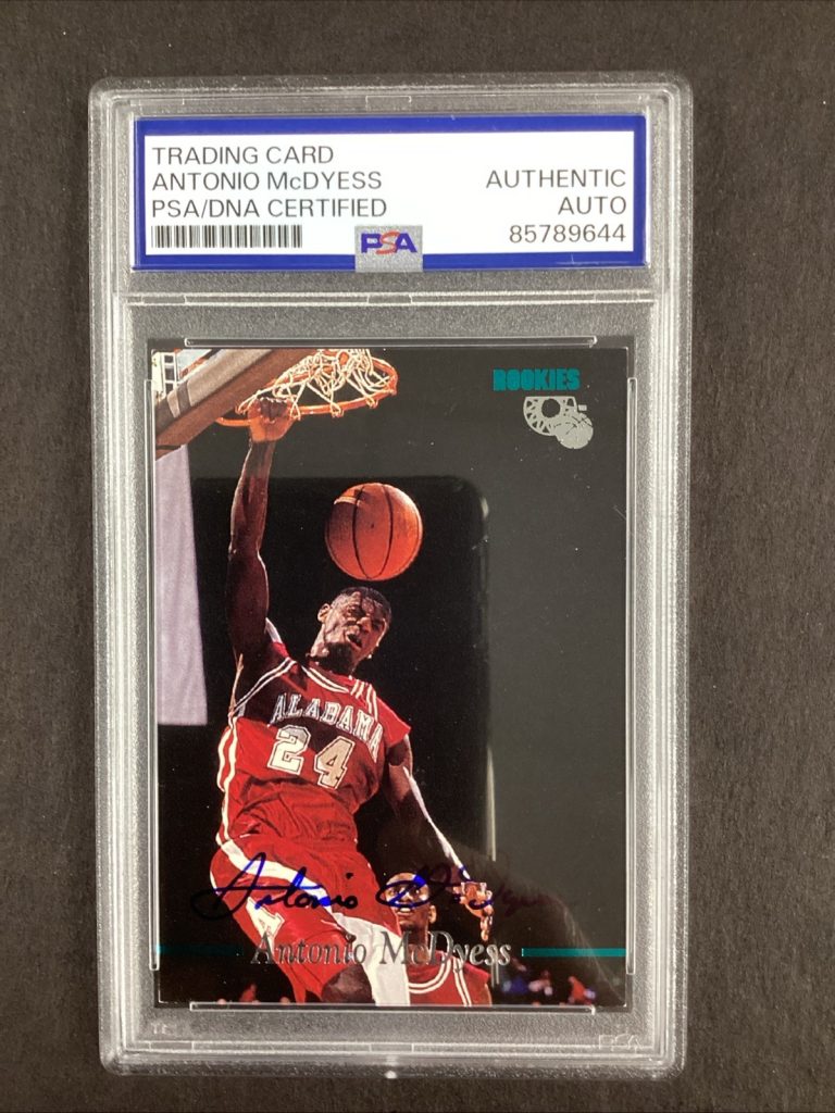 Antonio McDyess Signed 1995 Classic Card Phoenix Suns Basketball Auto PSA/DNA