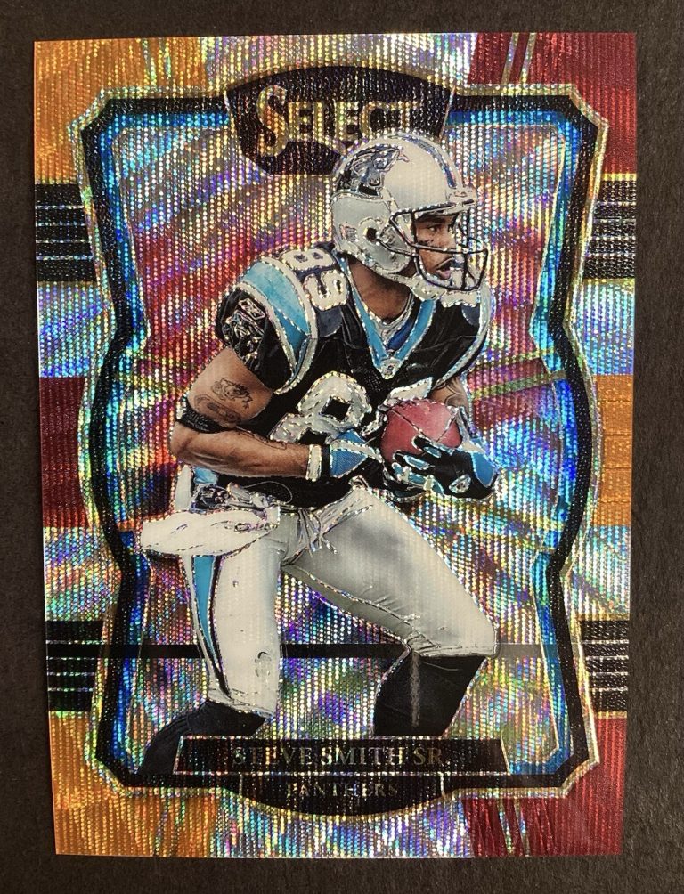 2017 Panini Select Steve Smith Rainbow Prizm 54/149 Carolina Panthers Football