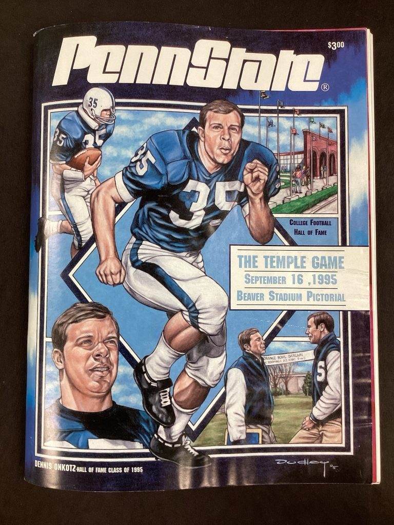 Penn State Signed 1995 Program Magazine Football NCAAF 11 Autograph TPG