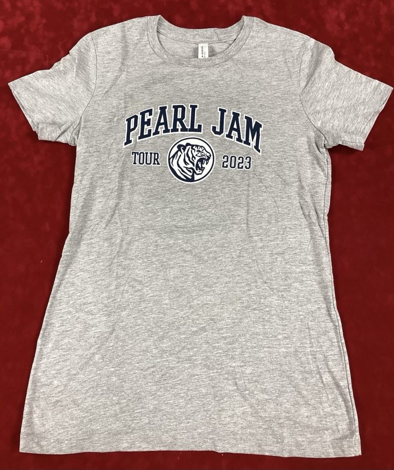 Pearl Jam T Shirt Gigaton Tour 2023 U.S. Tour Eddie Vedder Grey Size L