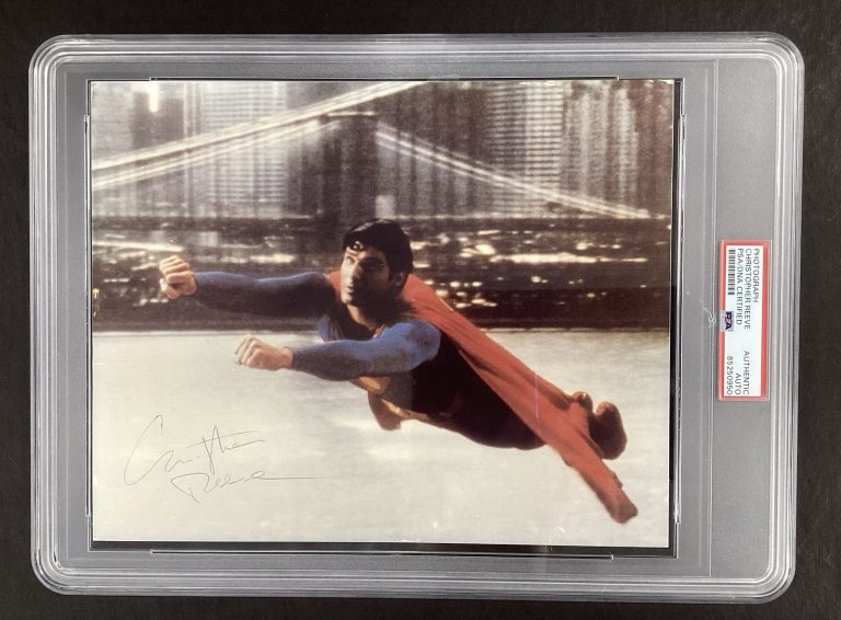 Christopher Reeve Signed 8x10 Photo Hollywood Actor Superman Autograph PSA/DNA