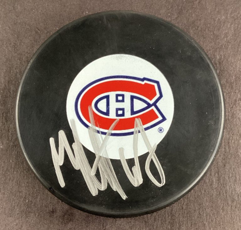 Max Pacioretty Signed Hockey Puck NHL Montreal Canadiens Autograph TPG