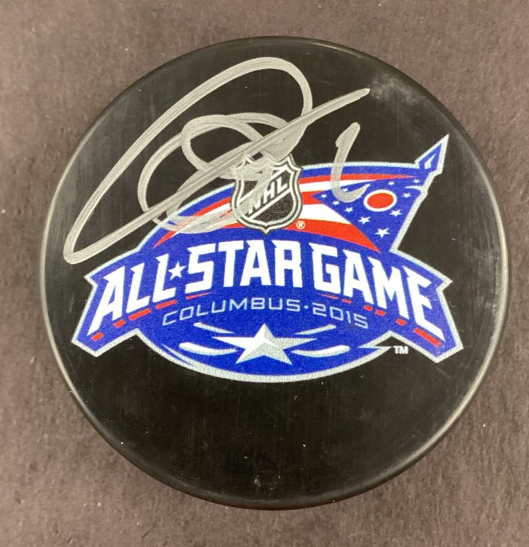 Jonathan Drouin Signed Hockey Puck NHL 2015 Columbus All-Star Game Autograph TPG