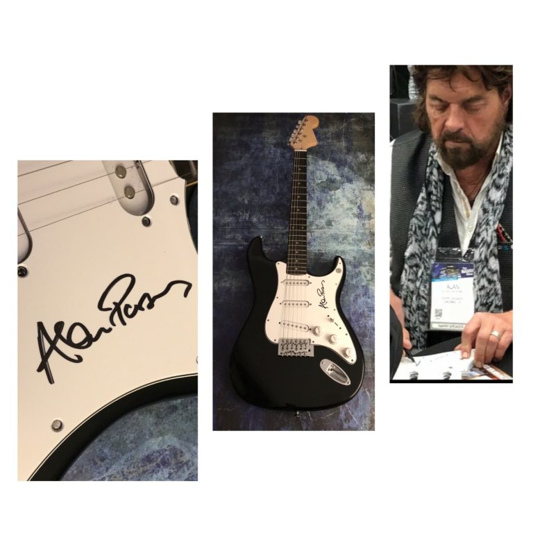 GFA Il Progetto Occhio IN Cielo Alan Parsons Firmato Elettrico Chitarra AP4 COA