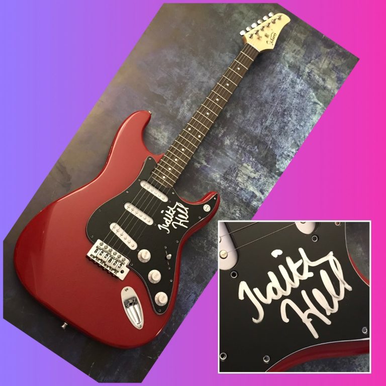 GFA Upside Back In Time * JUDITH HILL * Chitarra Elettrica Firmata J2 COA