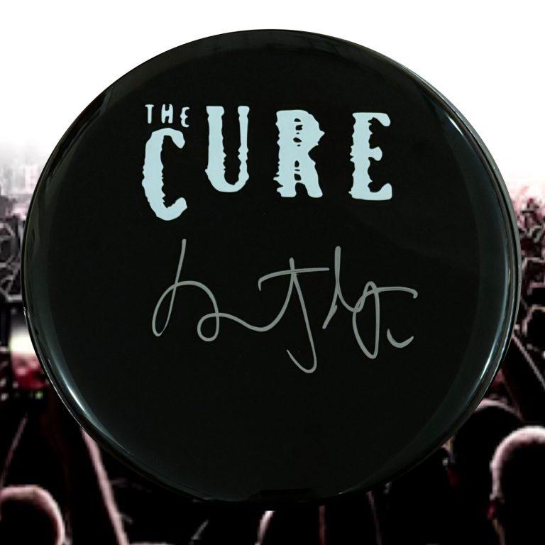 GFA Il Cure Fascia Drummer Lol Tolhurst Firmato Nuovo 10 