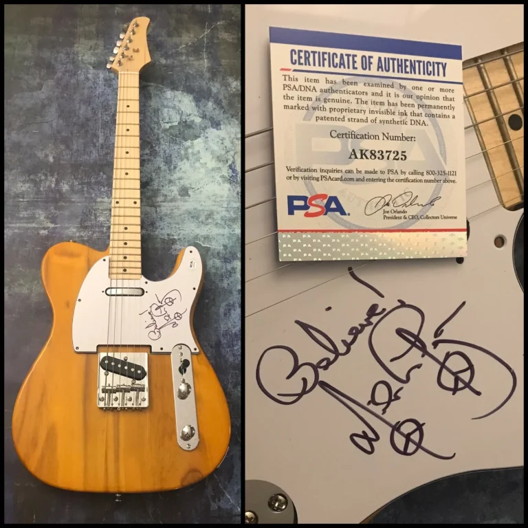 PSA NILS LOFGREN Chitarrista E Street Band Chitarra Tele Elettrica Firmata COA