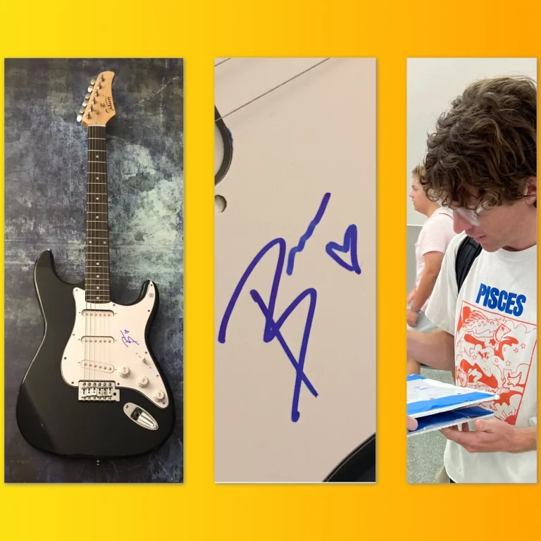 GFA Turnstile Band Star Brendan Yates Chitarra Elettrica Firmata Proof COA