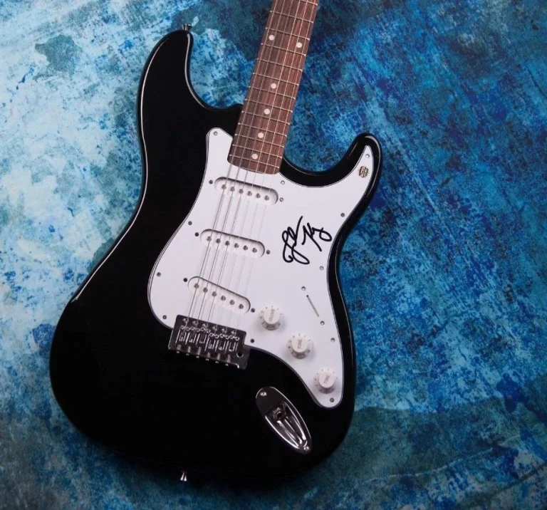 GFA Steppenwolf Frontman JOHN KAY Chitarra Elettrica Firmata MH2 COA