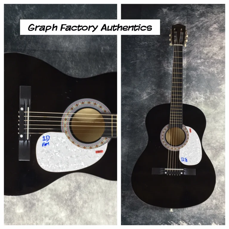 DAN RICHARDS Firma Chitarra Acustica Originale One Direction 
