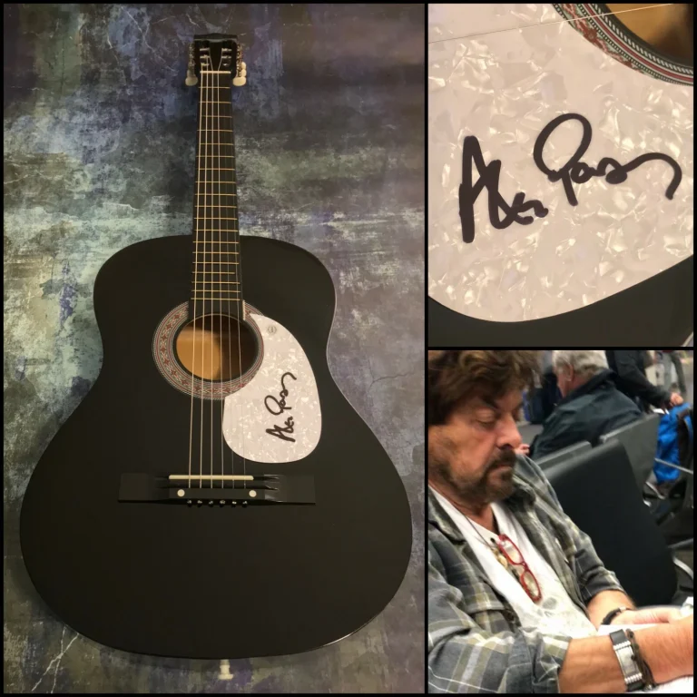 GFA Il Progetto Occhio IN Cielo Alan Parsons Firmato Acustica Chitarra AP4 COA