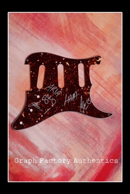 GFA Musical Band ARIA Firma Su Pickguard Elettrico Per Chitarra A1 COA