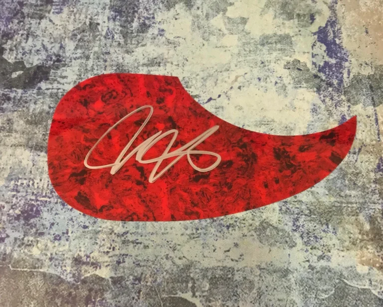GFA Turn Around Chitarrista JONNY LANG Autografato Plettri Acustico Firma COA