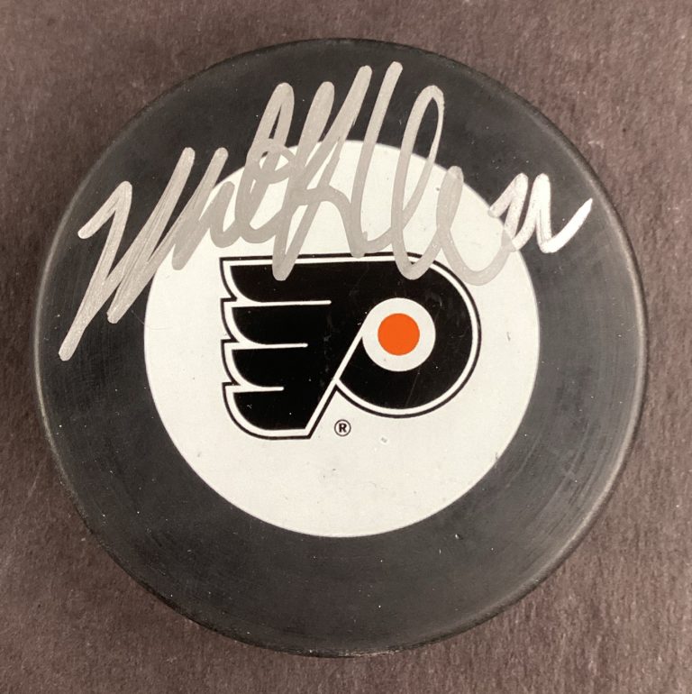 Mike Knuble Signed Hockey Puck NHL Philadelphia Flyers Autograph TPG