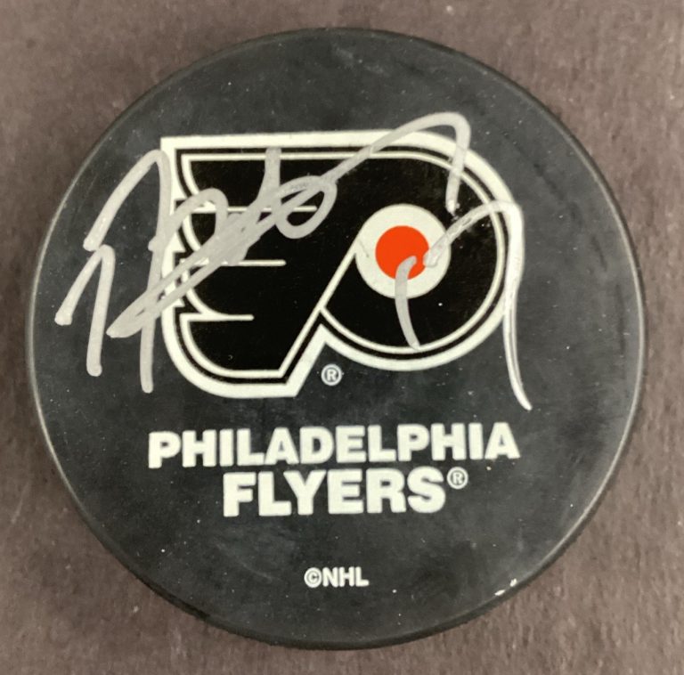 Rod Brind’Amour Signed Hockey Puck NHL Philadelphia Flyers Autograph TPG #2