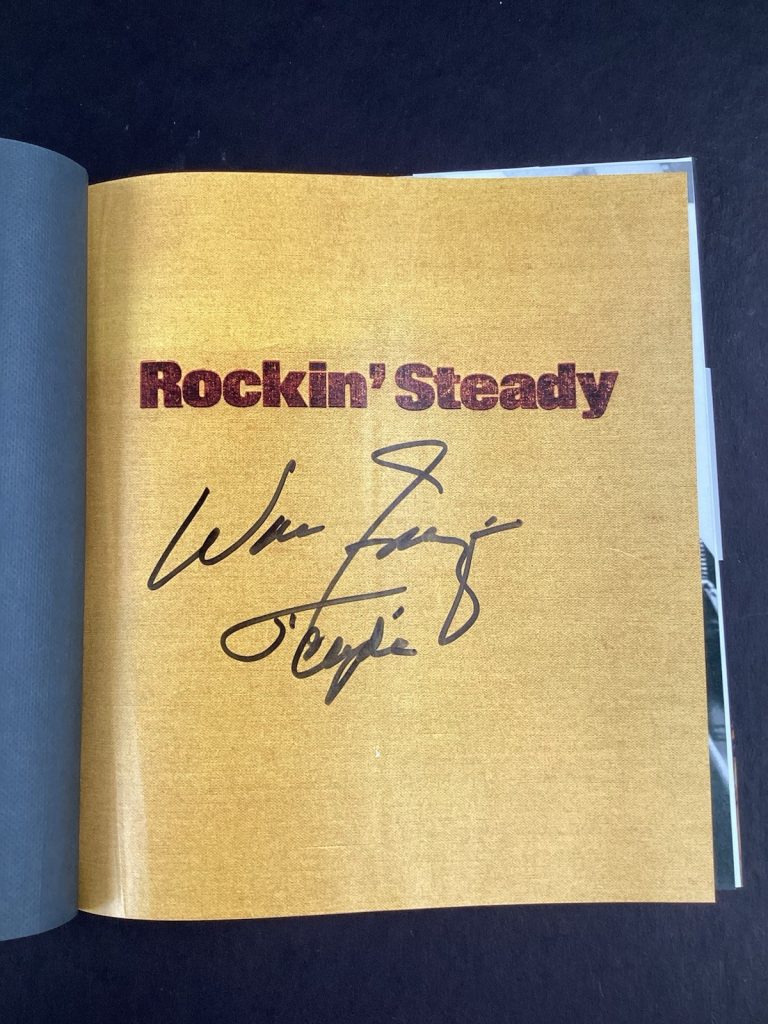 Walt Frazier Signed Book Rockin’ Steady Basketball Knicks HOF Autograph JSA